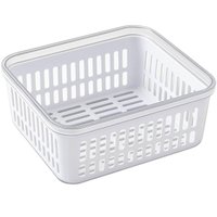 Organizador de Geladeira 18x15x7,5cm com Escorredor Fruta Ve