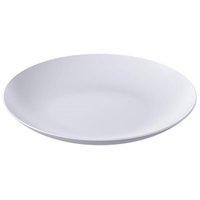 Kit 25 Bandejas Plásticas 25cm Pratos para Servir Branco Eve