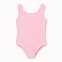 Collant Regata Infantil com Forro Rosa Bailarina PoliamidaT4