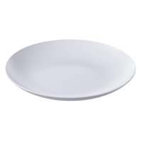 Prato Raso Refeição 25cm Cozy Avulso Plástico Redondo Branco
