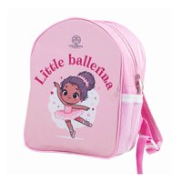 Mochila Infantil Bailarina Rosa Verniz Sublimada com Porta G