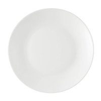 Kit 24 Pratos Rasos 18cm Brancos Plásticos Coza Duro para Re