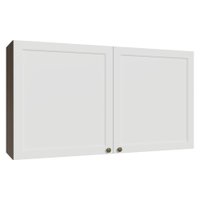 Armário Aéreo 120 cm 2 Portas Rustic/Branco Vik Madesa