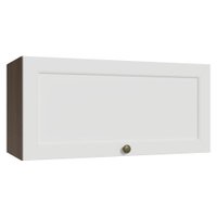Armário Aéreo 70 cm 1 Porta Basculante Rustic/Branco Vik Madesa