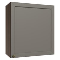 Armário Aéreo 60 cm 1 Porta Rustic/Cinza Vik Madesa