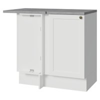 Balcão de Canto 1 Porta Branco Vik Madesa