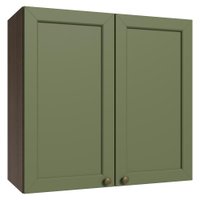 Armário Aéreo 70 cm 2 Portas Rustic/Verde Vik Madesa