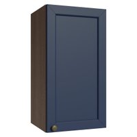 Armário Aéreo 35 cm 1 Porta Rustic/Azul Vik Madesa