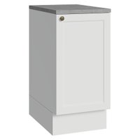 Balcão de Cozinha 40 cm 1 Porta Branco Vik Madesa
