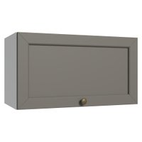 Armário Aéreo 60 cm 1 Porta Basculante Branco/Cinza Vik Madesa