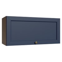 Armário Aéreo 70 cm 1 Porta Basculante Rustic/Azul Vik Madesa