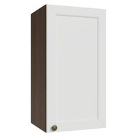 Armário Aéreo 35 cm 1 Porta Rustic/Branco Vik Madesa