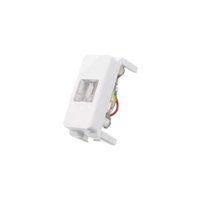 Módulo Tomada para Telefone Padrão Americano MarGirius B3 RJ11 4 Fios Branco