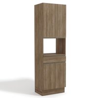 Torre Quente 240x70 cm 4P 1G MDP Maxxi G751 Nogal Kappesberg