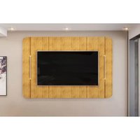 Painel Home p/ TV até 65 Pol Adele 180x132cm Cedro - DJ Móveis