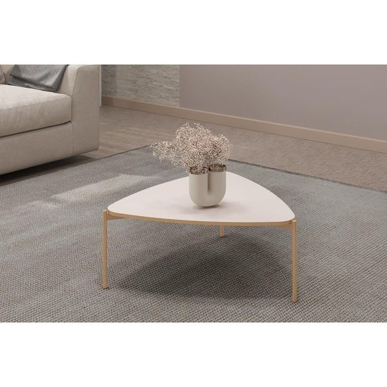 Mesa de Sala Jantar Isa Off White - DJ Móveis