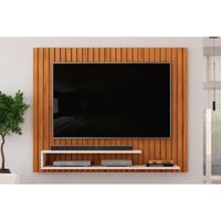 Home p/ TV até 55 Pol Ripe 134x108cm Freijo/Off White - DJ Móveis