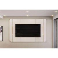 Home p/ TV até 65 Pol Adele 180x132cm Off White - DJ Móveis