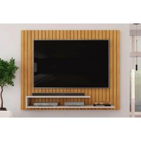 Painel Home p/ TV até 55 Pol Ripe 134x108cm Cedro/Bali - DJ Móveis