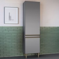 Paneleiro Greta 2 Portas Cinza - Irm Móveis