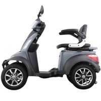 Quadriciclo Scooter Elétrico Duos E-Cross 1000W 60V Cinza - Não precisa de CNH