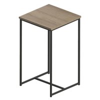 Mesa Bistrô Quadrada UrbnFlex Preta e Mel