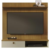 Painel Suspenso Tv 55 Pol 1P 141 cm Iris Cumaru Opala MADETEC