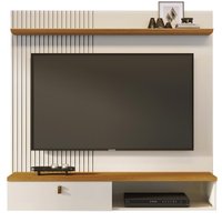 Painel Suspenso Tv 55 Pol 1P 141 cm Iris Cinamomo Off White MADETEC