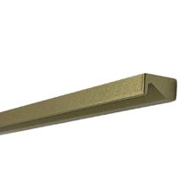 Puxador de Gaveta 20cm Dourado Sobreposto Líbero Nuovo Torralba Cava Invertida