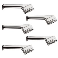 Kit 5 Pegadores Inox para Massa Carne Salada Servir Restaurante Buffet Taumer