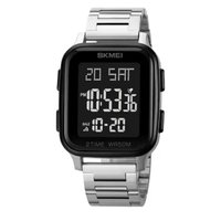Relógio Feminino Skmei Digital 1859 Prata e Preto