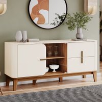 Buffet Rael para Sala de Jantar 2 Portas 2 Gavetas Retro