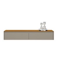 Nicho Suspenso Curvo 1.4 com Portas  Linea Brasil
