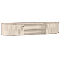 Rack Suspenso Tv 75 Pol 2P 183 cm Algarve Calacata Off White MADETEC