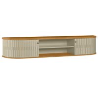 Rack Suspenso Tv 75 Pol 2P 183 cm Algarve Cumaru Opala MADETEC