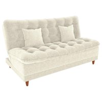Sofa Cama 2 Lugares 185 cm Duda Tecido Boucle F492 Natural Milani Store