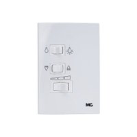 Controle para Ventilador de Teto MarGirius Sleek 4x2 3 Velocidades com Capacitor 200W Branco 127V
