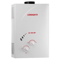 Aquecedor de Água a Gás Lorenzetti Mecânico 7,5 Litros Branco (Gás Natural) LZ 750BP Bivolt