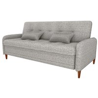 Sofa Cama 2 Lugares 206 cm Donna Linho Vancouver E483 Bege Milani Store