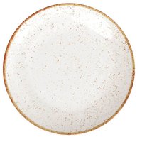 Kit 24 Pratos Rasos Tramontina Rústico Marrom Porcelana 28cm Eventos Restaurante