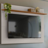 Painel para TV Até 70 Polegadas Garden 1 Prateleira Off White/Freijó Trend - Pnr Móveis
