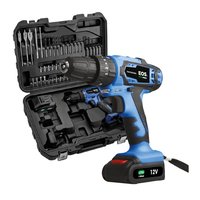 Parafusadeira e Furadeira de Impacto EOS MaxPro EPF01MFPRO 12v c/ 50 Acessórios Bivolt