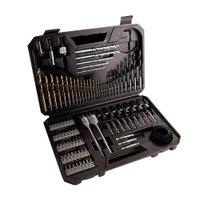Jogo de Bits e Brocas EOS MaxPro Titanium 110 Peças Maleta