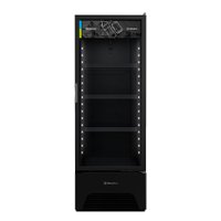 Refrigerador Expositor Vertical Metalfrio All Black 403 Litros Porta de Vidro Temperado VB40R 110V