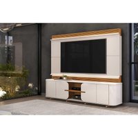 Home p/ TV até 75 Pol Lord c/ 4 Porta 240x200cm Bali/Cedro - DJ Móveis