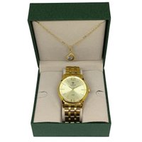 Relógio Feminino Tuguir Analógico 9182E Dourado