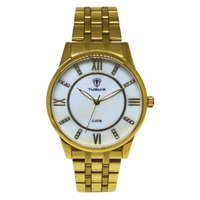 Relógio Feminino Tuguir Analógico W2124C Dourado e Branco