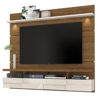 Painel Suspenso Tv 60 Pol 1P 182 cm Lana Naturale Off White MADETEC