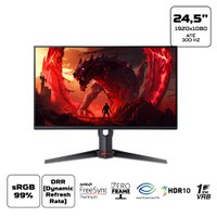 Monitor Gamer Acer Nitro 24.5" XV250Q FBMIIPRX FHD 300 Hz 1ms