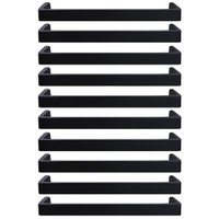 Kit 10 Puxadores Alça Preto Fosco 16cm Torralba Móveis Piauí  3267 Atacado